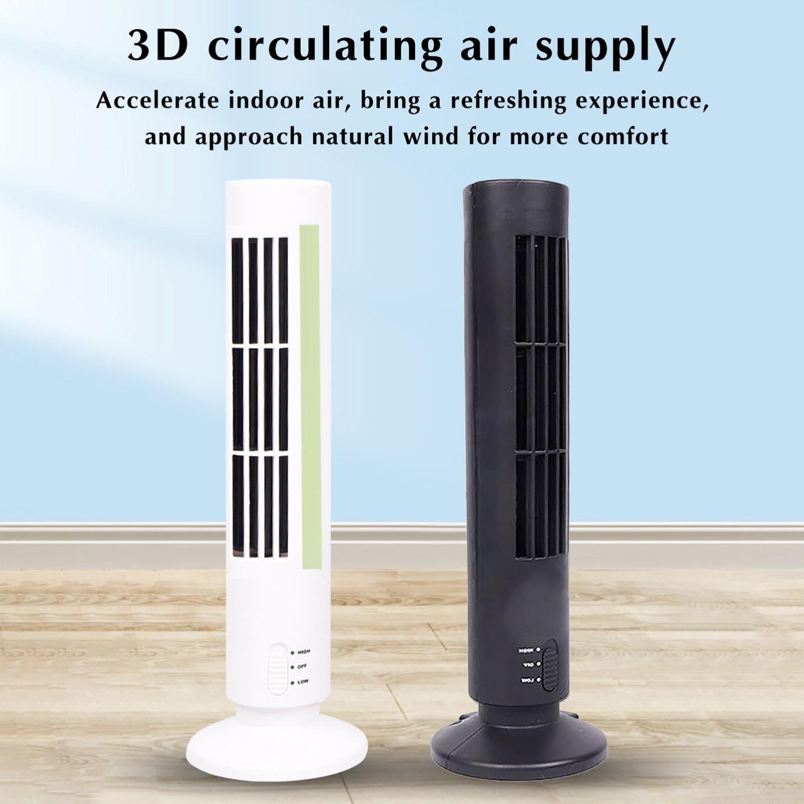 Home Bathroom Fan - タワーファン プラグイン式 ベッドサイド 省スペース エアフロー 寝室用ファン