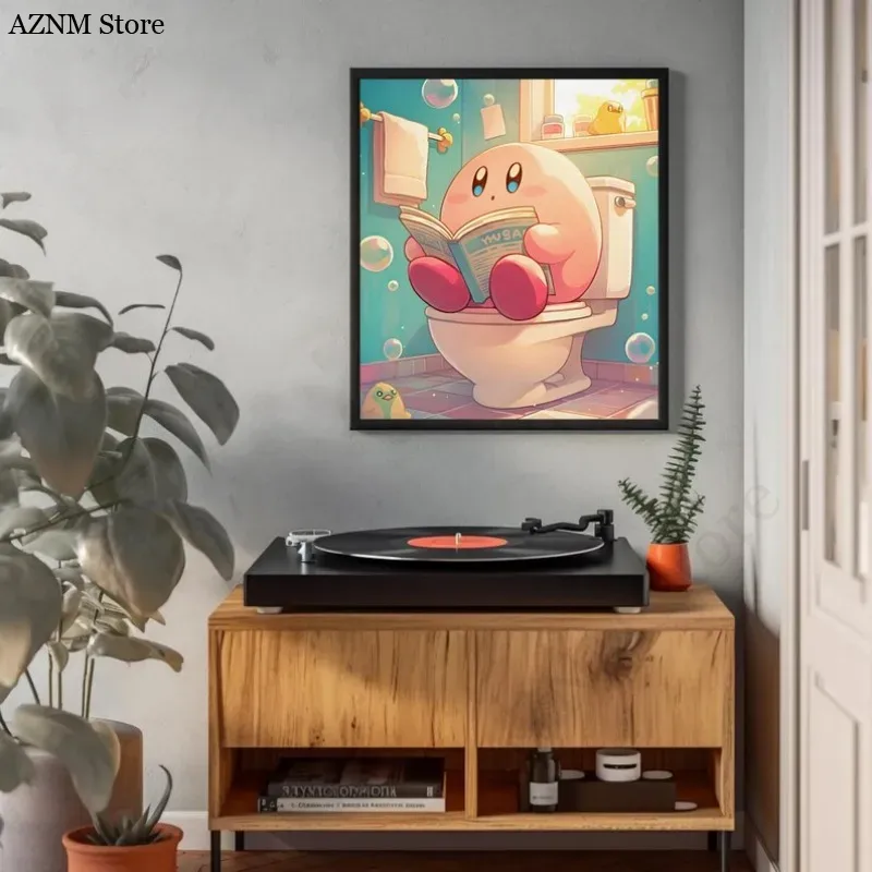 面白いバスルーム漫画ビデオゲームポスターかわいいアニメーショ - Home Bathroom Pictures のレビューと価格