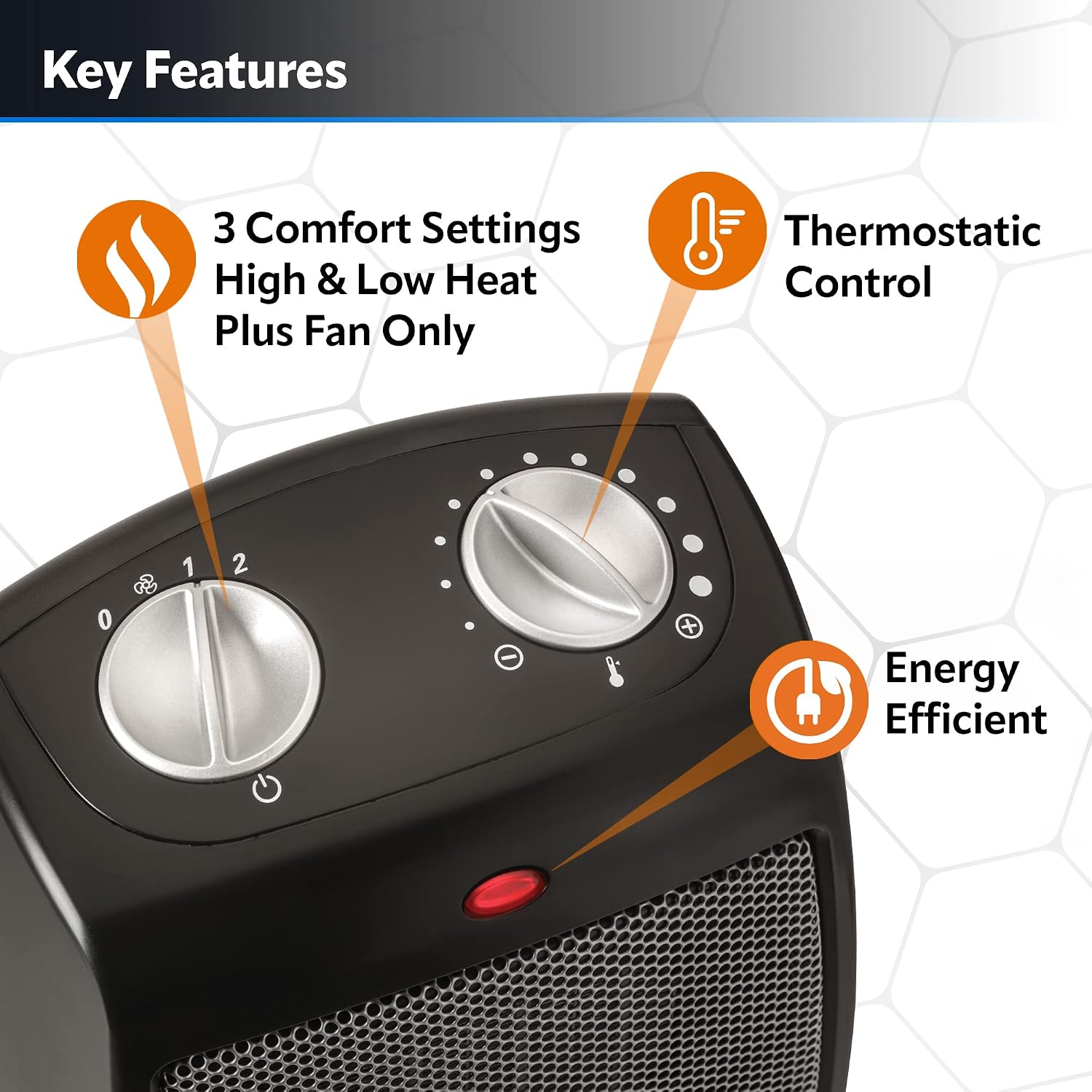 2026年新アップグレード版セラミック製調整可能サーモスタッ - Home Bathroom Fan のレビューと価格