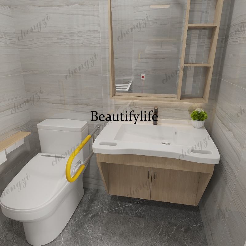 高齢者向け浴室キャビネット、介護施設、シニアフレンドリーなト - Home Bathroom Remodel のレビューと価格