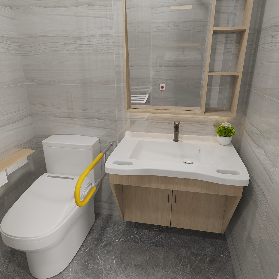 高齢者向け浴室キャビネット 介護施設向けシニアフレンドリーな - Home Bathroom Remodel のレビューと価格