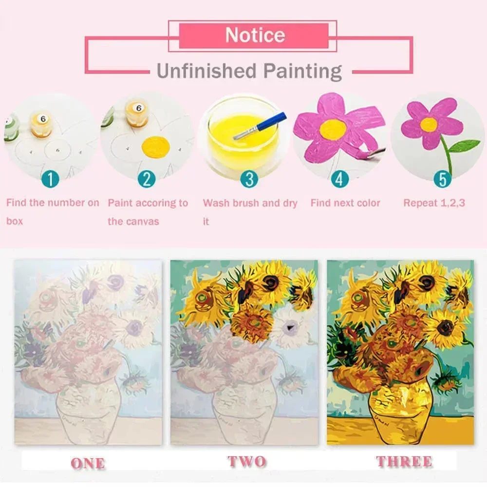 数字で描く油絵キット トイレの壁に描くゼブラ柄 DIY絵画  - Home Bathroom Pictures のレビューと価格